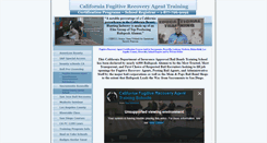 Desktop Screenshot of fugitiverecoverytraining.com