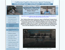 Tablet Screenshot of fugitiverecoverytraining.com